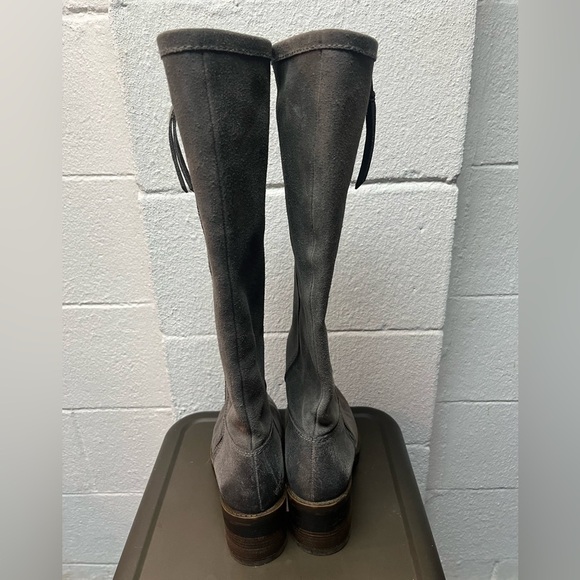 Lucky Brand Distressed Gray
Leather Tall Boots Size 6.5 - Picture 3 of 8